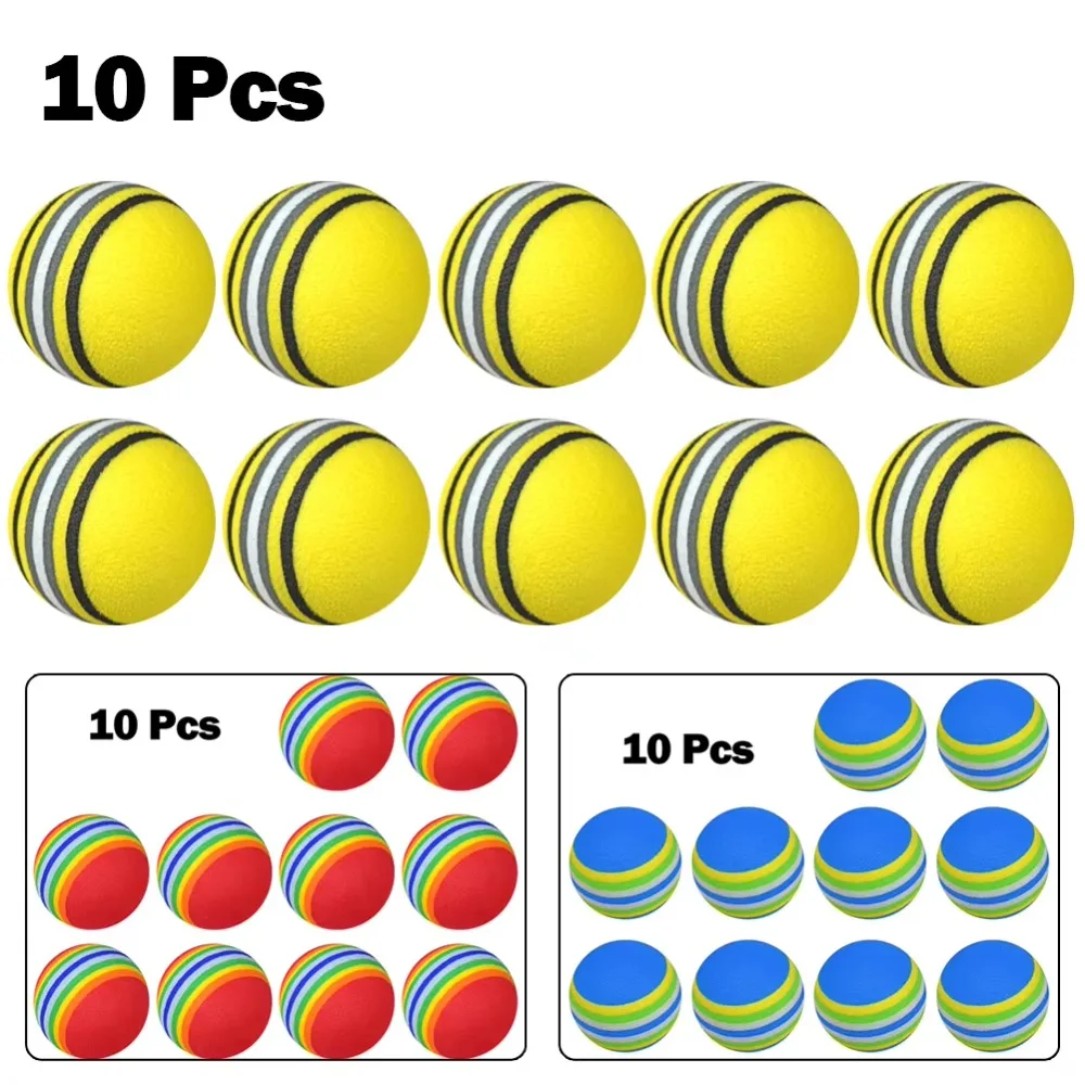 Golf Exercise Equipment - 10Pcs 35mm Golf Practice Foam Balls