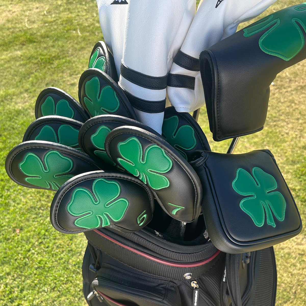 Golf Iron Head Covers Black Lu - Golf Club Iron Set ulasan dan harga