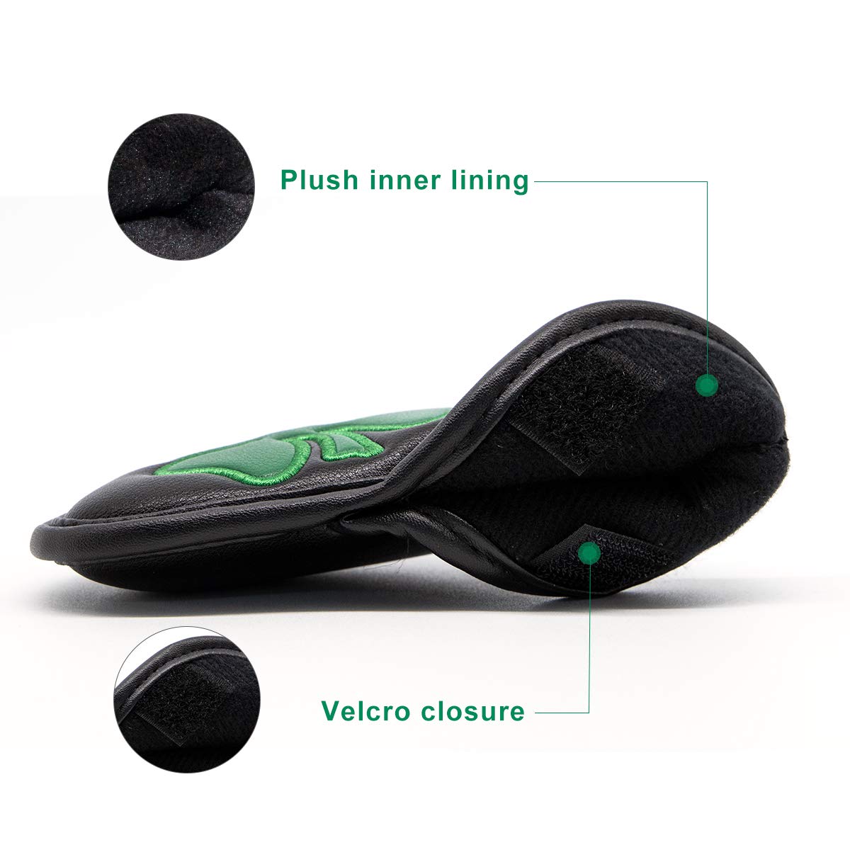 Golf Iron Head Covers Black Lu - Golf Club Iron Set ulasan dan harga