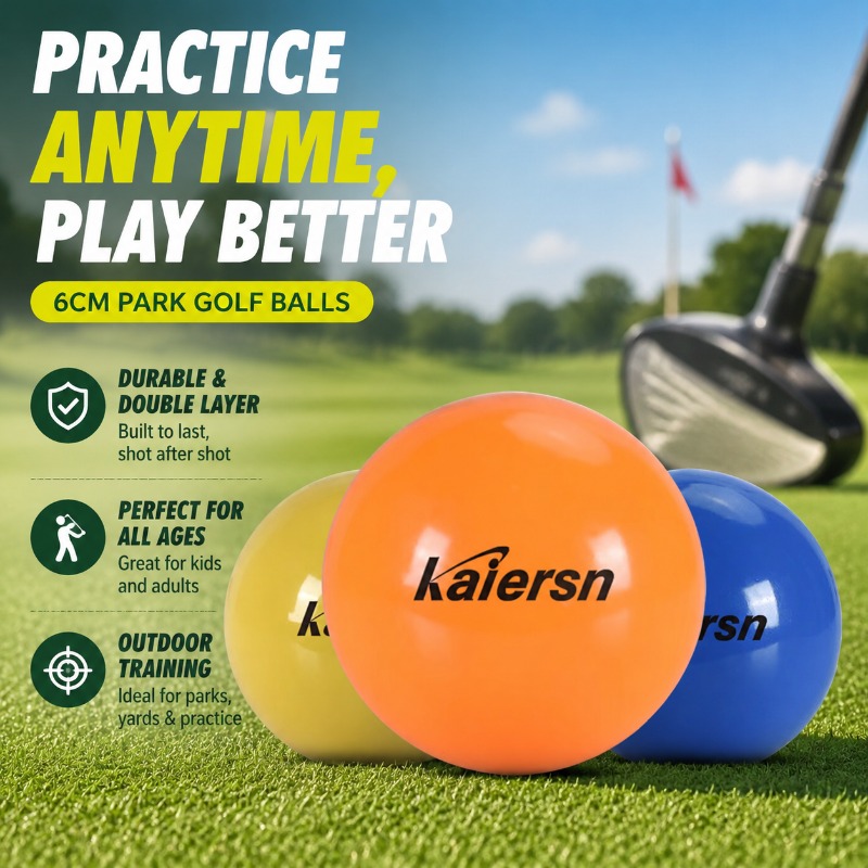60mm Luminous Park Golf Balls  - Golf Exercise Equipment ulasan dan harga