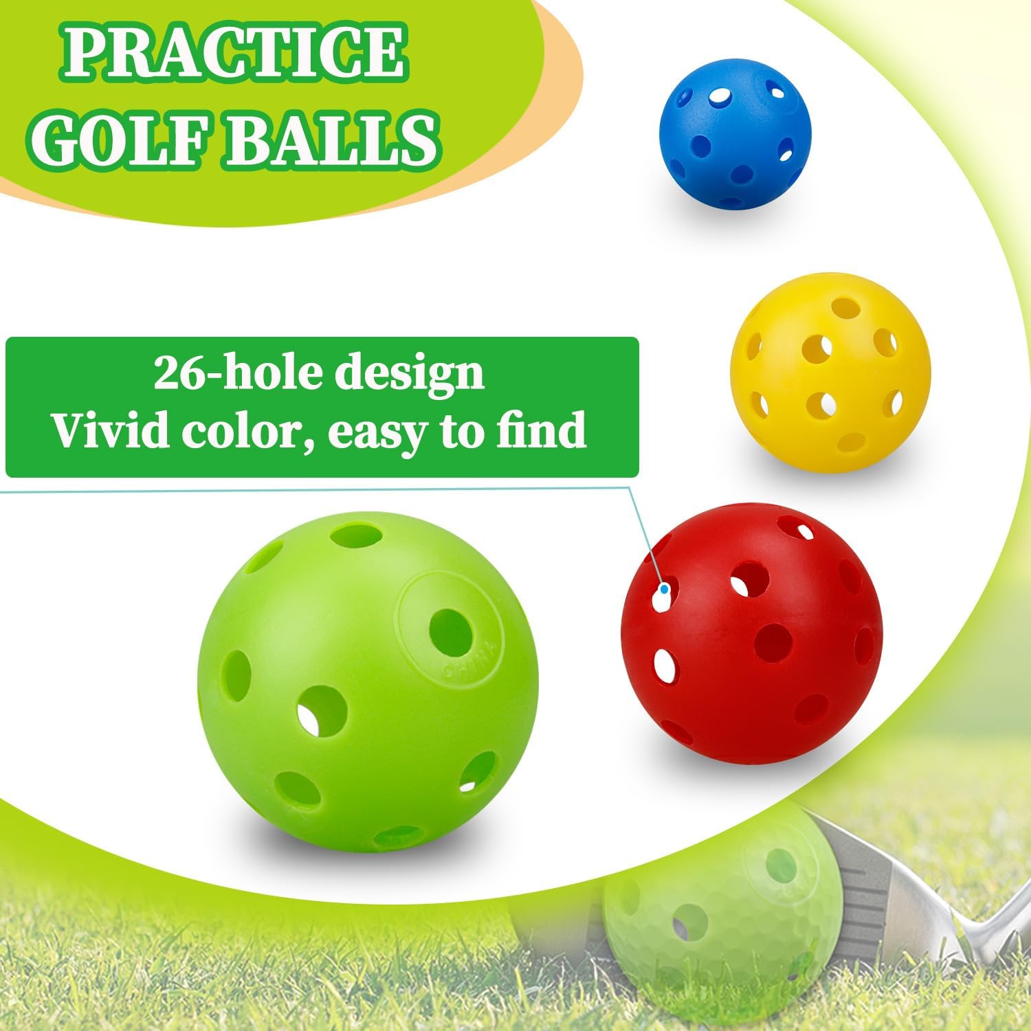 24Pcs/Bag 42MM Practice Golf B - Golf Exercise Equipment ulasan dan harga